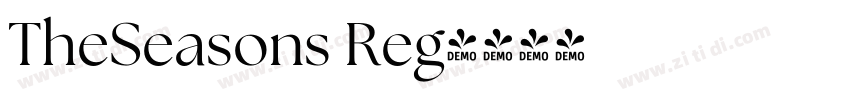 TheSeasons Reg字体转换